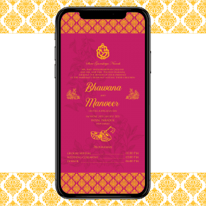 Invites Cafe Hindu Wedding Invitation 005