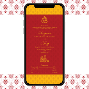 Invites Cafe Hindu Wedding Invitation 006