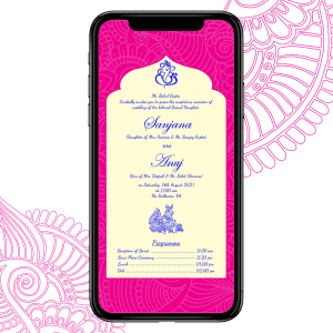 Invites Cafe Hindu Wedding Invitation 008