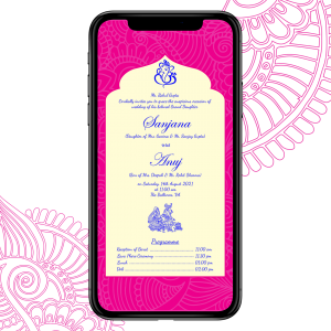 Invites Cafe Hindu Wedding Invitation 008