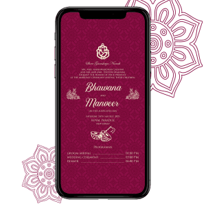 Invites Cafe Hindu Wedding Invitation 009