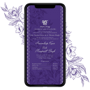 Invites Cafe Sikh Wedding Invitation 003