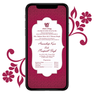 Invites Cafe Sikh Wedding Invitation 004