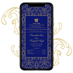 Invites Cafe Sikh Wedding Invitation 009