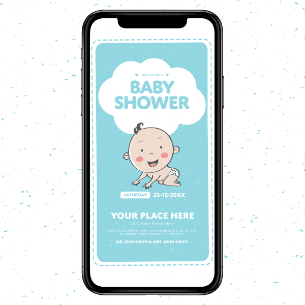 baby shower invitation card