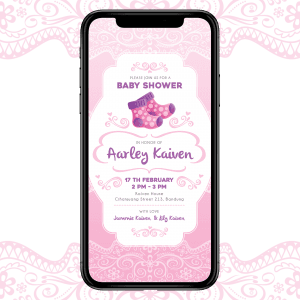 baby shower invitation card