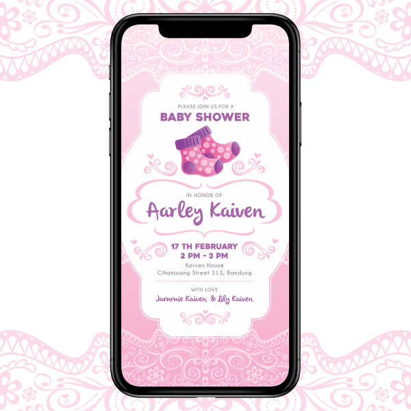 baby shower invitation card