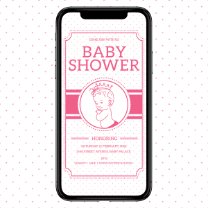 baby shower invitation card