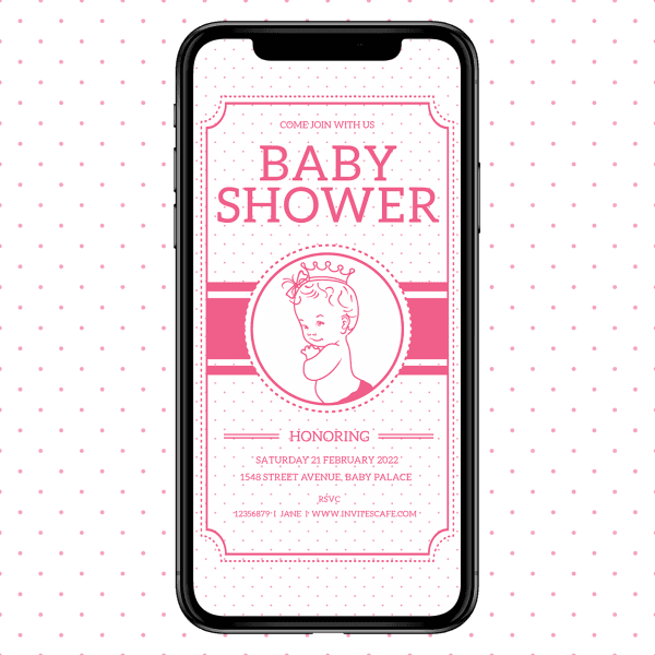 baby shower invitation card