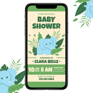 baby shower invitation card