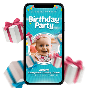 birthday invitation card