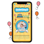 birthday invitation card