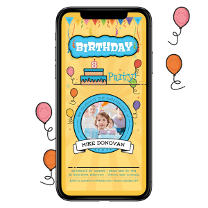 birthday invitation card