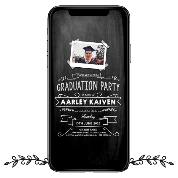 Invites Cafe Graduation Party 004