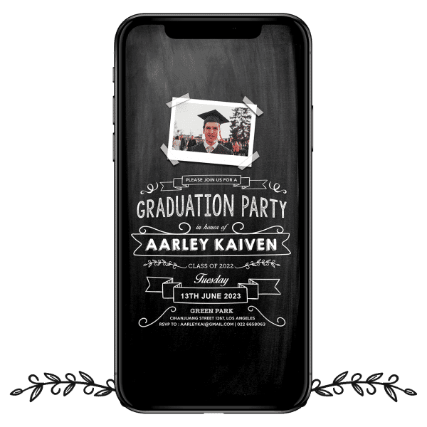 Invites Cafe Graduation Party 004