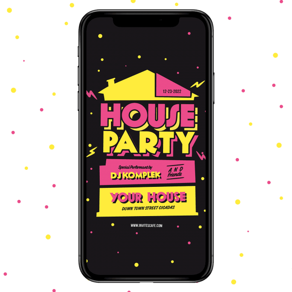 Invites Cafe House Warming Party Invitation 001