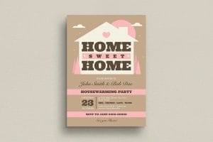 house party invitation card