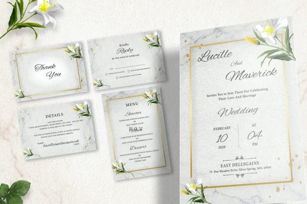 wedding invitation card