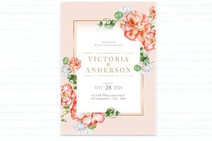 Christian Wedding Invitation Card