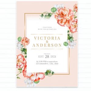 Christian Wedding Invitation Card