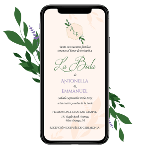 Spanish Wedding Invitation 002