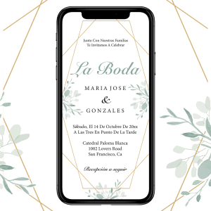 Spanish Wedding Invitation 006